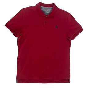 Express Red Men’s Short Sleeve Polo